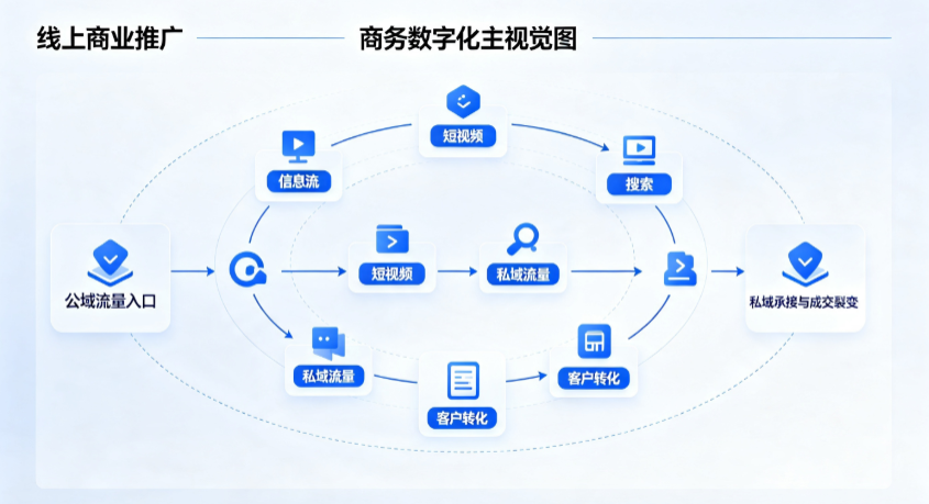 钢城区线上商业推广怎么做？全域流量闭环搭建与低成本转化实战指南